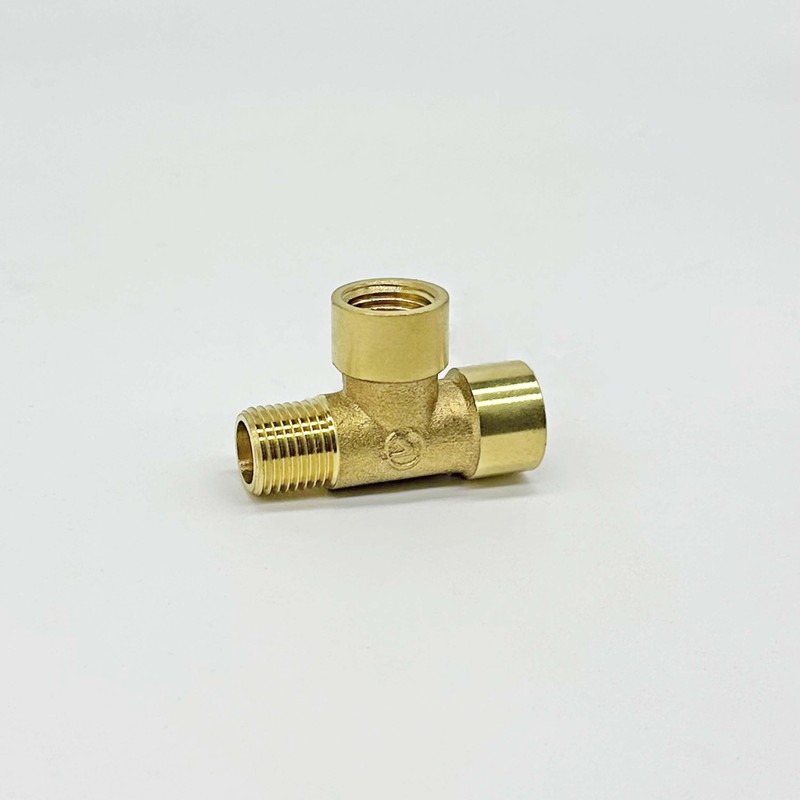 3 Way 1/4 Brass NPT Tee Pipe Fittings 1/4" Female