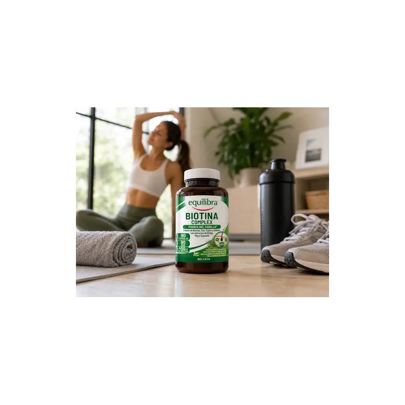 Biotina Complex Equilibra 90 Cáps Fuerza Cabello Anticaída