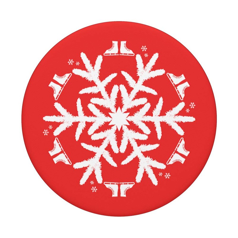 Christmas Snowflake Ice Skating