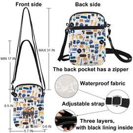 MYSOMY Lumon Industries Crossbody Bag The Work Is Mysterious And Important Gifts Innie & Outie Gifts Macrodata Refinement Shoulder Bag (Innie Outie uk3)