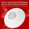 12V Wired Indoor Top Mounted 360 Degree Passive Infrared Motion