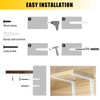 KOOLPUG Shelf Brackets with Screws and Mini Spirit Level, 10