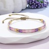 KELITCH Friendship Bracelet Colourful Stackable Beads Bangle Meaningful Jewellery for
