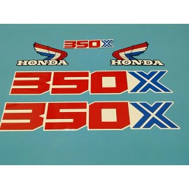 HONDA ATC350X 1986 TANK FENDER DECAL GRAPHIC SET (#*H30)