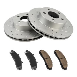 PHILTOP Front Brake Pads and Rotors kit Fit for Mazda 1998-2002 B4000, 11” Brake kit Front Brakes Rotors Automotive Replacement Brake kits