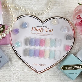 First Street Pulse Gel Fluffy Cat Velvet Glitter Gel Single Item / 퍼스트스트릿 펄스젤 플러피캣 벨벳글리터젤 단품