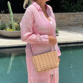 Cork Crossbody Shoulder bag Vegan purse Sustainable Eco friendly gift US SELLER