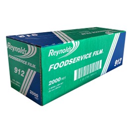 Reynolds Reynolds Foodservice Plastic Wrap Film, 2000 Foot Roll