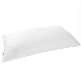 Rainmr Pillow King Size Memory Foam for Sleeping, Bamboo Pillows with Washable Cooling Pillowcase for Back & Side & Stomach Sleepers, 20x36 inches(with 0.4Lbs Extra Filling)