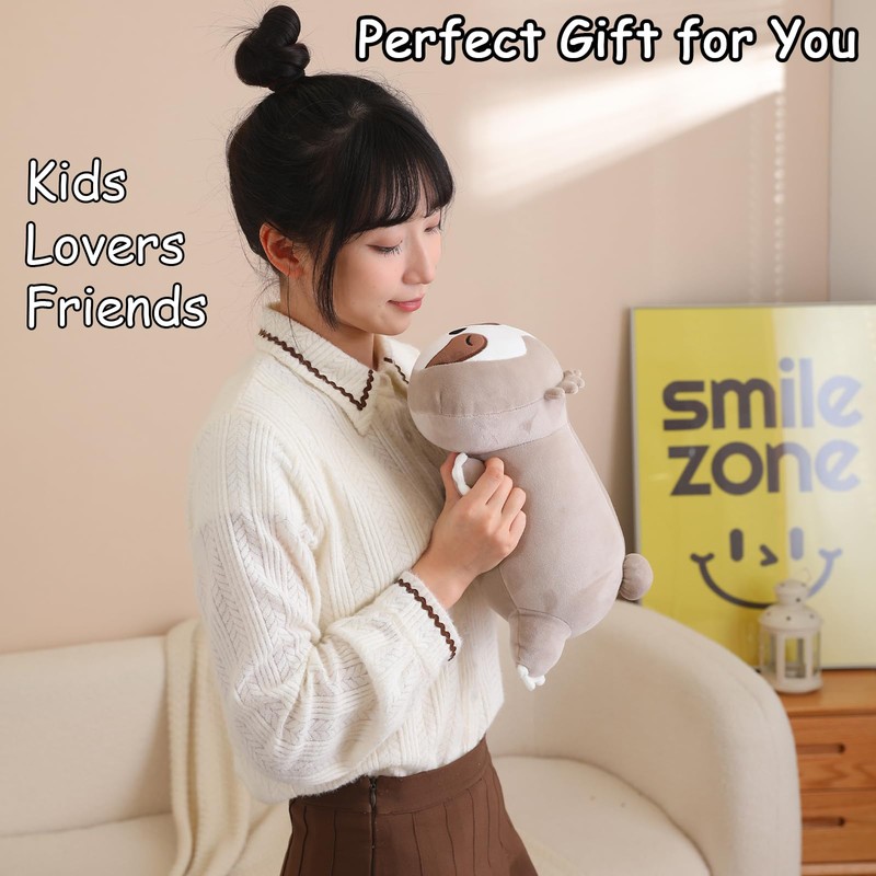 SQEQE Weighted Sloth Plush, Weighted Sloth Stuffed Animal for Anxiety,