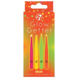 W7 Cosmetics Glow Getter Neon Tweezers Set