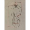 US Stainless Stainless Steel 316 Locking Spring Hook with Safety