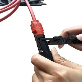 Tynoscco Solar Panel Connector Wrench 1000V/15000V Multifunctional MC-4 Spanner, Assembly and Disassembly Crimping Tool for Solar Panel Cable PV System Wire,MC4 Sunny Twins 2Pcs