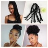 HJZHII 8 Pcs Adjustable Hair Ties, No Slip Afro Puff