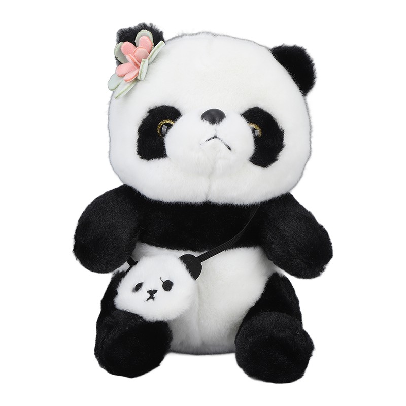 Cute Panda Plush Pillow Soft Comfortable Washable Simulation Panda Plush
