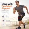 Knee Brace with Side Stabilizers for Sports Support – Adjustable