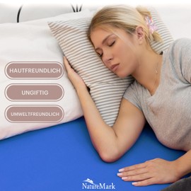 NatureMark Jersey Fitted Sheets, 100% Cotton, Many Sizes and Colours, Brand Quality, Oeko-Tex Standard 100, 140 x 200 and 160 x 200 cm, Royal Blue
