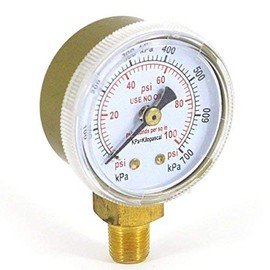 GAUGE 1.5in 0-100 PSI MODEL US-35