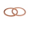 X AUTOHAUX 20pcs Copper Washer Flat Sealing Ring Spacer for