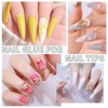 AIJIMEI Nail Glue for Acrylic Nails Nail Glue for Press