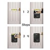 Annmore Mail Slot Catcher for Door, Mail Holder Indoor, Black