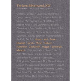 The Jesus Bible Journal, Hosea - Malachi, NIV, Paperback, Comfort Print