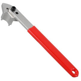 Tension Adjuster Wrench Carbon Steel Car Engine Timing Belt Tensioner Wrench Tension Pulley Spanner Hand Tool Tension Adjuster Pulley Wrench Tool for Gasoline and Diesel Engine (gules)