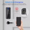 Tilvision Smart Fingerprint Lock Keyless Touchscreen Keypad Deadbolt Fob PasscodeAuto