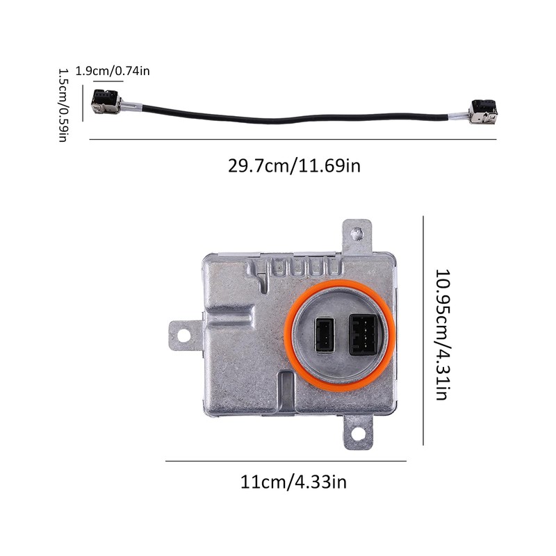 IKASEFU 99161832303 Xenon Head Lamp Ballast Control Unit Module Set