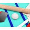 Rolling Pin Guides for Dough Thickness 6 Pieces Silicone Leveler