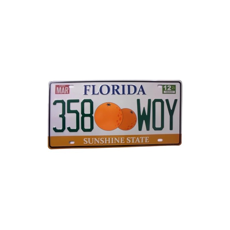 OPO 10 - USA Car License Plate - Metal Replica