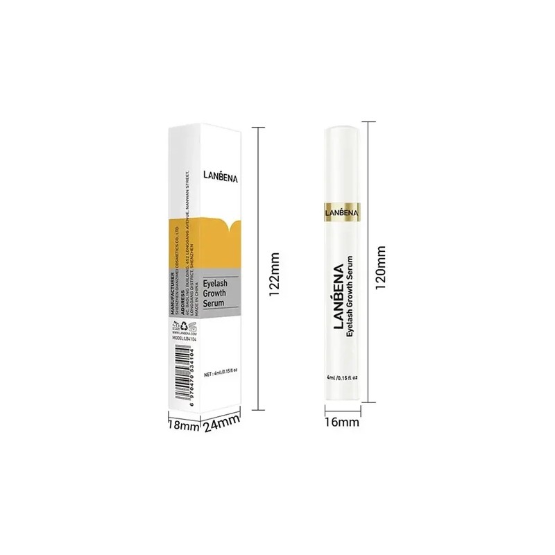 Serum Lanbena Alarga Fortalece Pestañas Negro