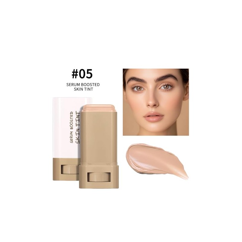 Wimode Foundation Stick Beauty Balm Serum Boost, Natural Makeup for