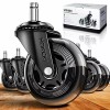 HOKEKI Office Desk Chair 5pc Heavy Duty Replacement Caster Wheels Universal Swivel -NEW