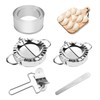 Dumpling Maker, 6-Pack Wrap Maker, Stainless Steel Dumpling Makers for