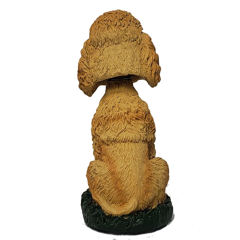 Animal Den Poodle Bobblehead Dog Figure Statue Gift for Car
