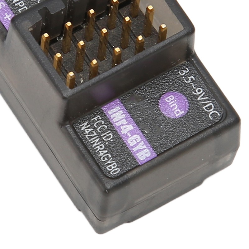 Gyro Receiver 4H Single Antenna 2 Way 2.4GHz RC Receiver