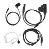 Throat Mic Headset 7.1mm Plug with PTT Adapter Push to