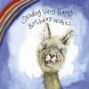 ALEX CLARK Birthday Wishes Alpaca Card