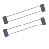 DALAETUS 2 Pcs Telescopic Drain Racks Set, Multifunctional Over the