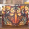 Phoenix Myth Embossed Scrapbook – 124-Page Retro-Style DIY Memory Photo