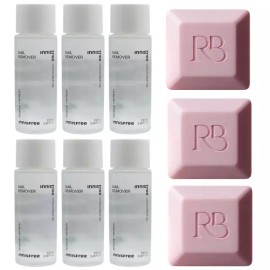 Innisfree 이니스프리 네일 리무버 6개+향기비누 3개 Innisfree Nail Remover 6PCS + Fragrant Soap 3PCS