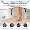 Dikots Corner shower mat non slip anti mould 60 x
