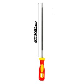 Round File Set, Chainsaw, For Permanent, 3 Pieces, 0.16 inch (4.0 mm) Diameter, 7.9 inches (200 mm) Blade Length, Includes Plastic Handle, Chainsaw, Sander, Chainsaw, Tool Dedicated Chainsaw,