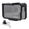 Mechrig Protective Cage for DJI Osmo Action 5 Pro Action 4 Action 3, Aluminum Alloy Frame with Cold Shoe Mount and 1/4" Thread and Action Camera Mount, Compatible with DJI Mic
