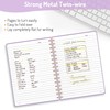 Forvencer A4 Lined Spiral Journal Notebook with 300 Numbered Pages,