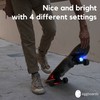 eggboards Luces LED para monopatín bajo – Luces de Longboard
