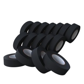 SWRT Wire Harness Tape, 3/4 Inch × 40 Feet, 16 Packs (640 Feet Total), Self-Adhesive Felt Cloth Electrical Tape for Automotive Use, Wire Wrap to Reduce Noise, High Temperature Resistance.