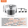 VEVOR 3-Jaw Lathe Chuck, 6'' Self-Centering Lathe Chuck, 0.14-6.3 in/3.5-160