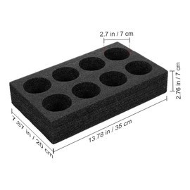 LIFKOME Multiple Holes Cup Holder Foam 8 Cup Drink Carrier for Delivery Takeout Cup Trays Beverage Trays for Camping Restaurant Refrigerator